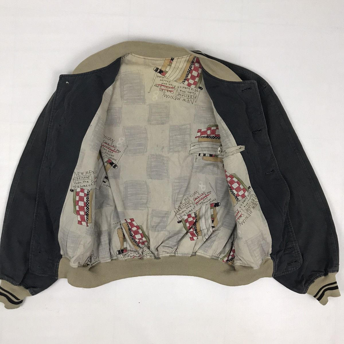 Tete Homme × Vintage Vintage Tete Homme Varsity Jacket Size US L / EU 52-54 / 3 - 9 Thumbnail