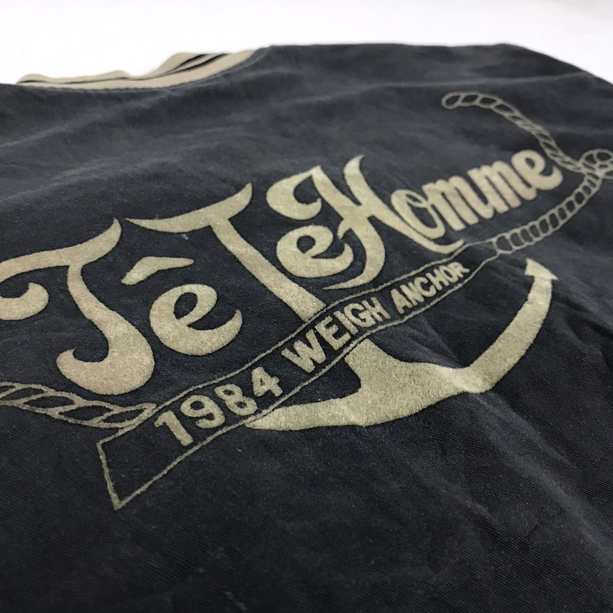 Tete Homme × Vintage Vintage Tete Homme Varsity Jacket Size US L / EU 52-54 / 3 - 3 Thumbnail