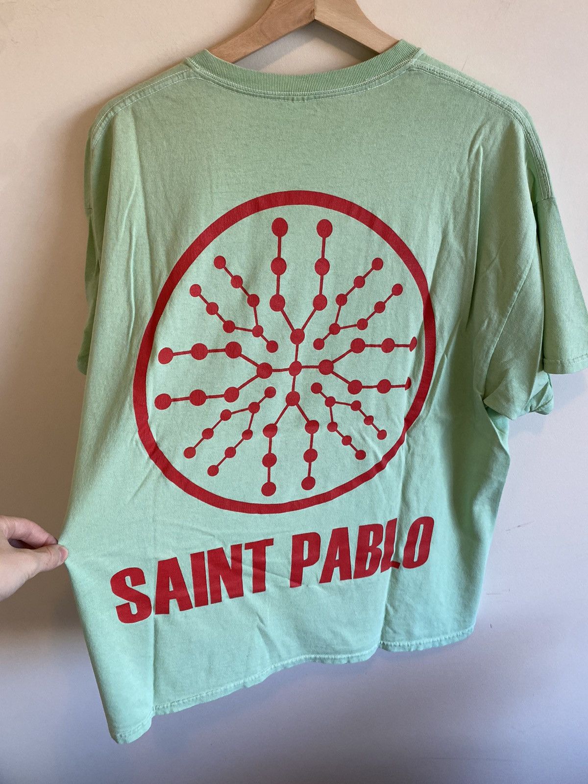 Kanye West Kanye West Saint Pablo Green Tour Shirt I Feel Like Tlop Size US XL / EU 56 / 4 - 4 Thumbnail