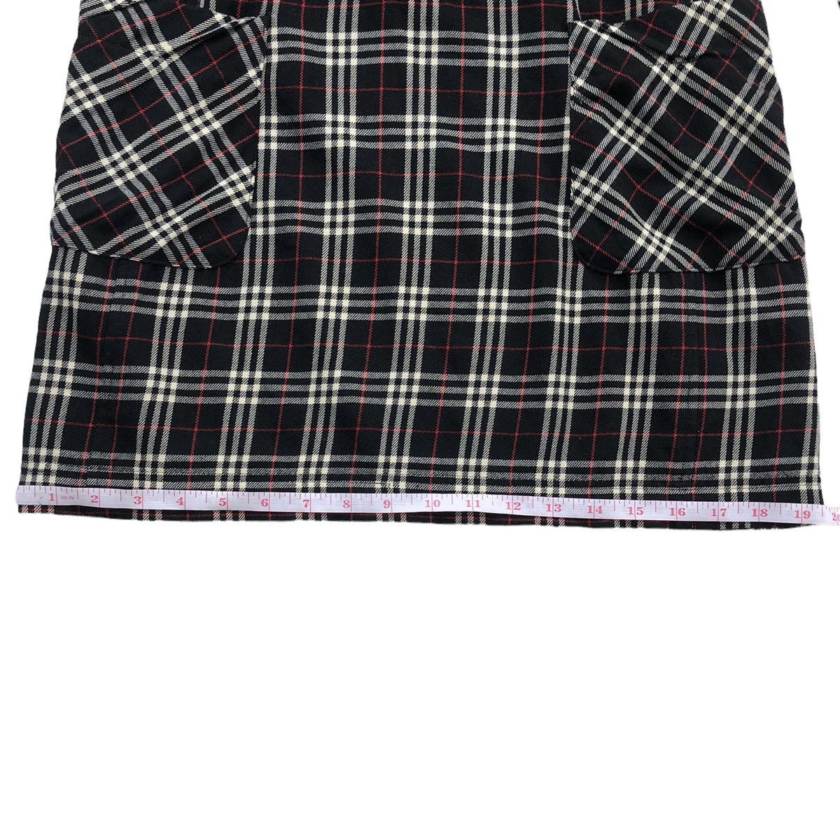 Burberry Vintage Burberrys Blue Label Black Novacheck Midi Dress Size M / US 6-8 / IT 42-44 - 8 Thumbnail