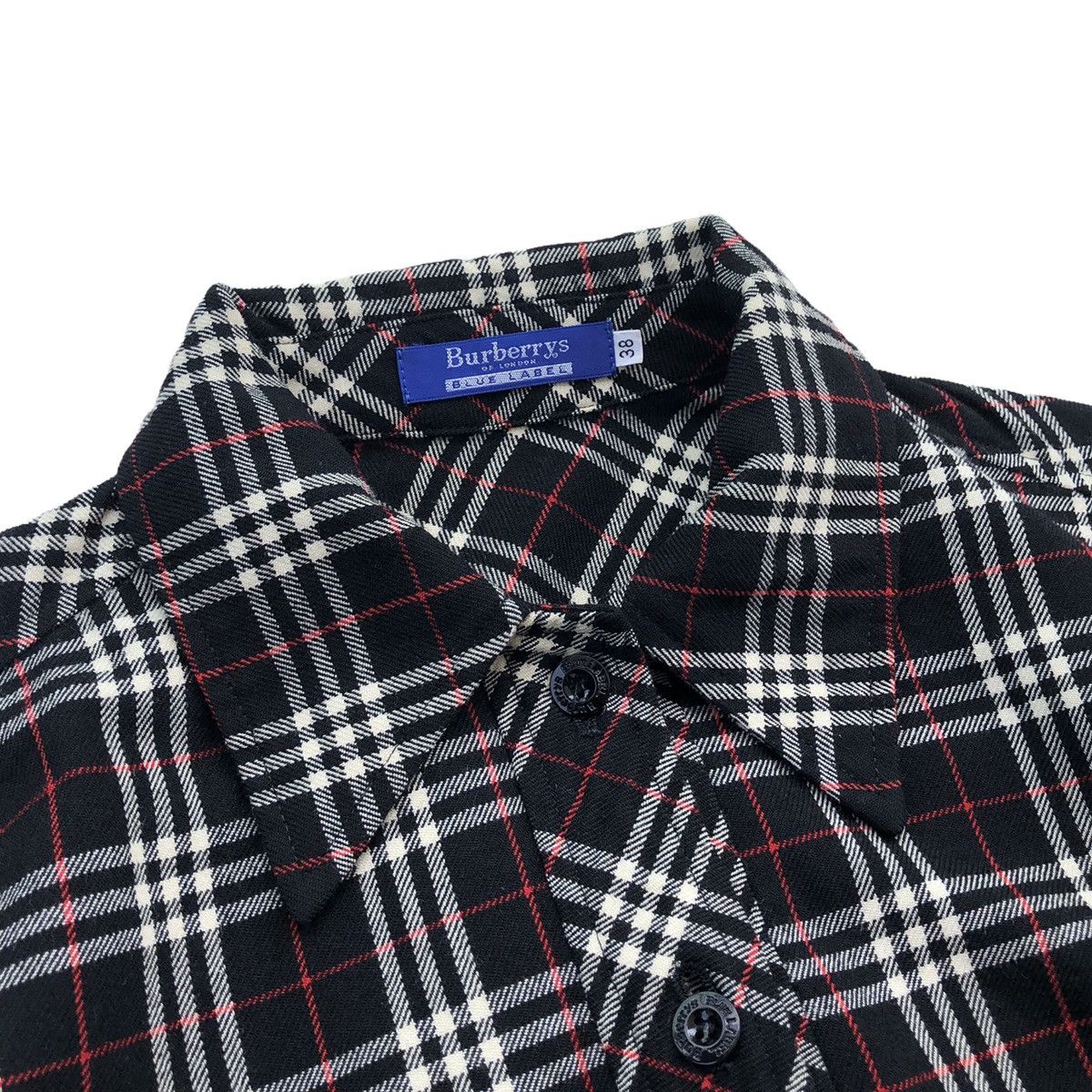 Burberry Vintage Burberrys Blue Label Black Novacheck Midi Dress Size M / US 6-8 / IT 42-44 - 5 Thumbnail