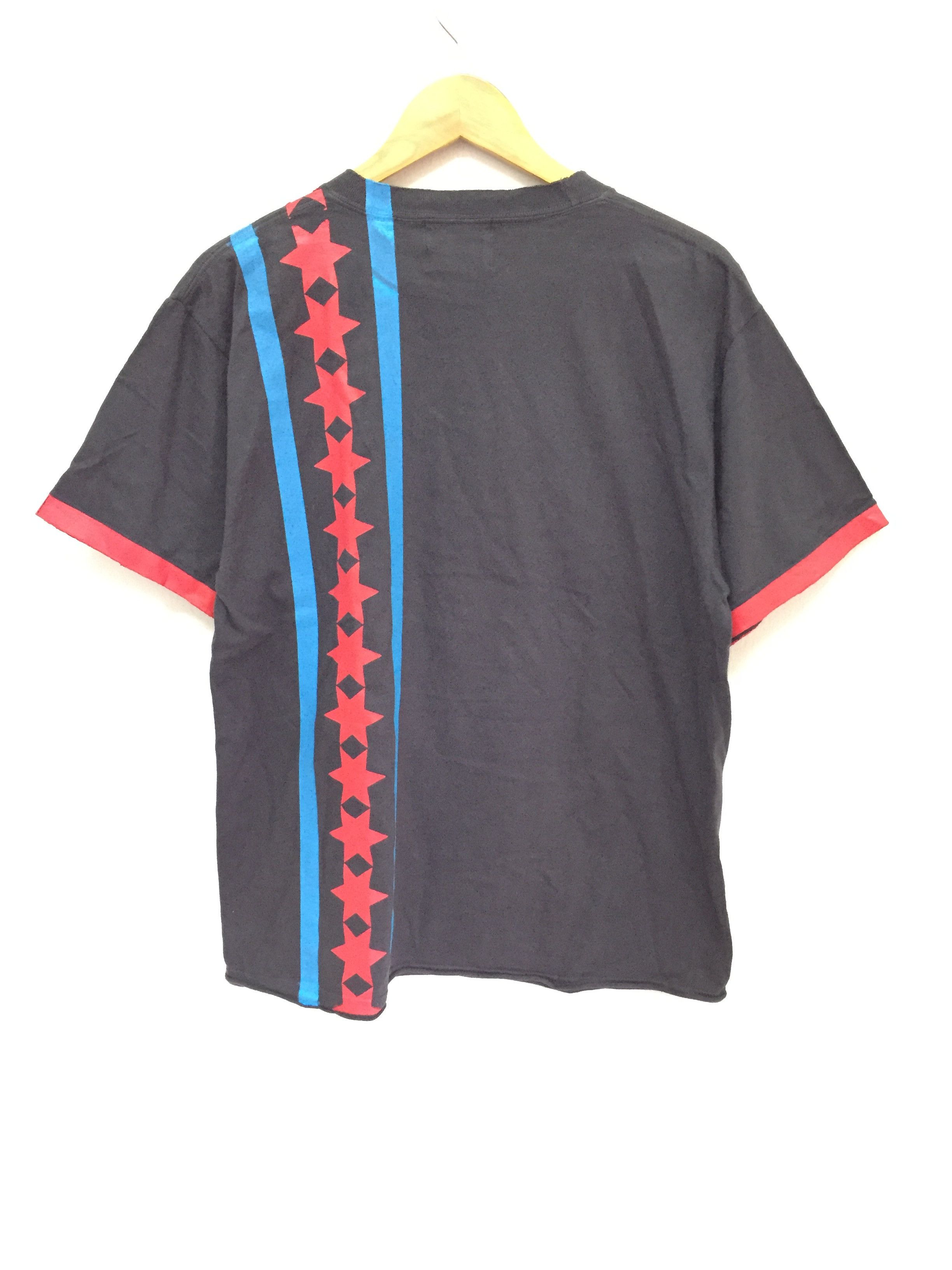 Japanese Brand × Vintage × WHIZ LIMITED 2003 WHIZ LIMITED star hand paints tee Size US L / EU 52-54 / 3 - 8 Thumbnail