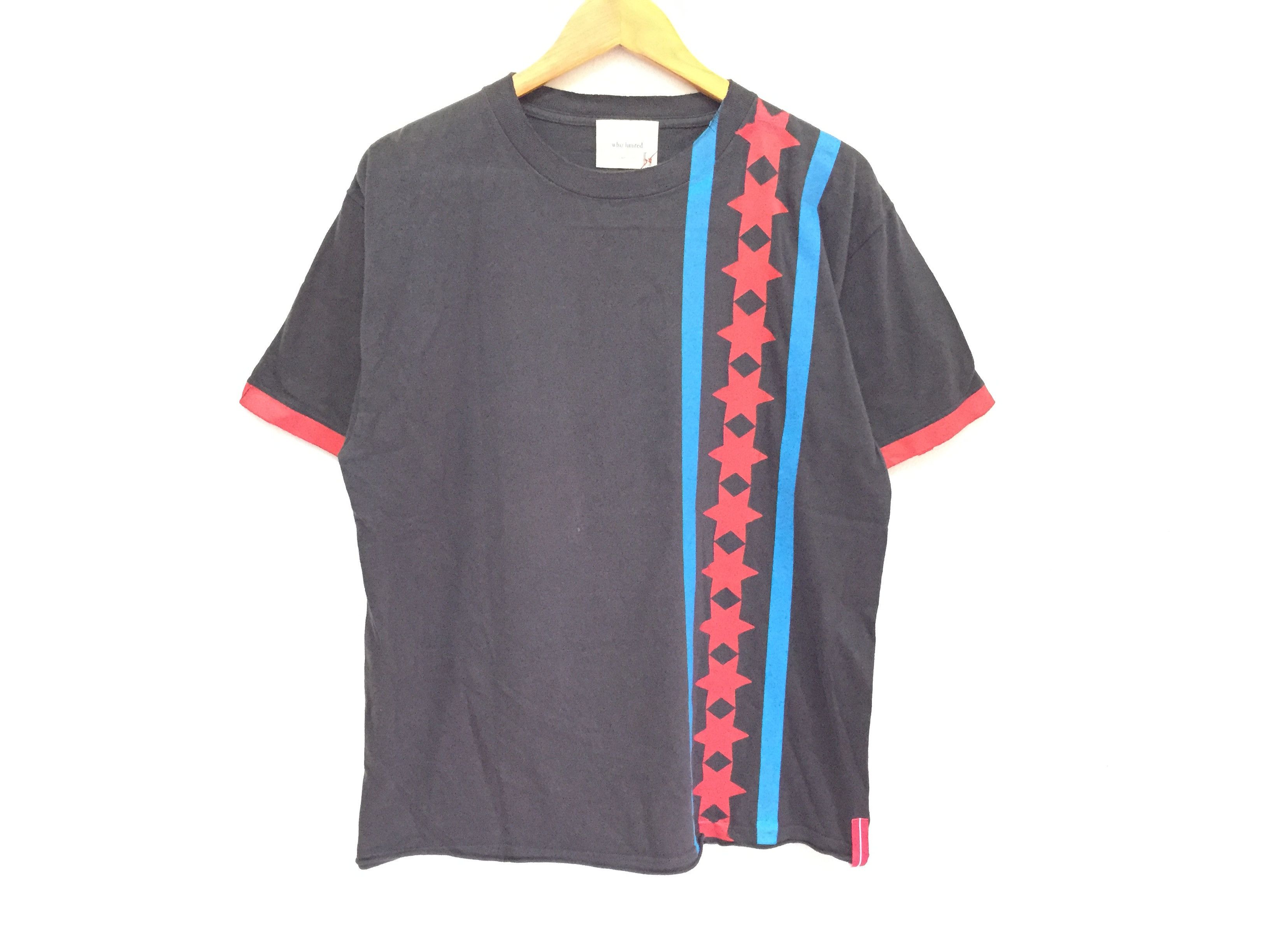 Japanese Brand × Vintage × WHIZ LIMITED 2003 WHIZ LIMITED star hand paints tee Size US L / EU 52-54 / 3 - 2 Thumbnail