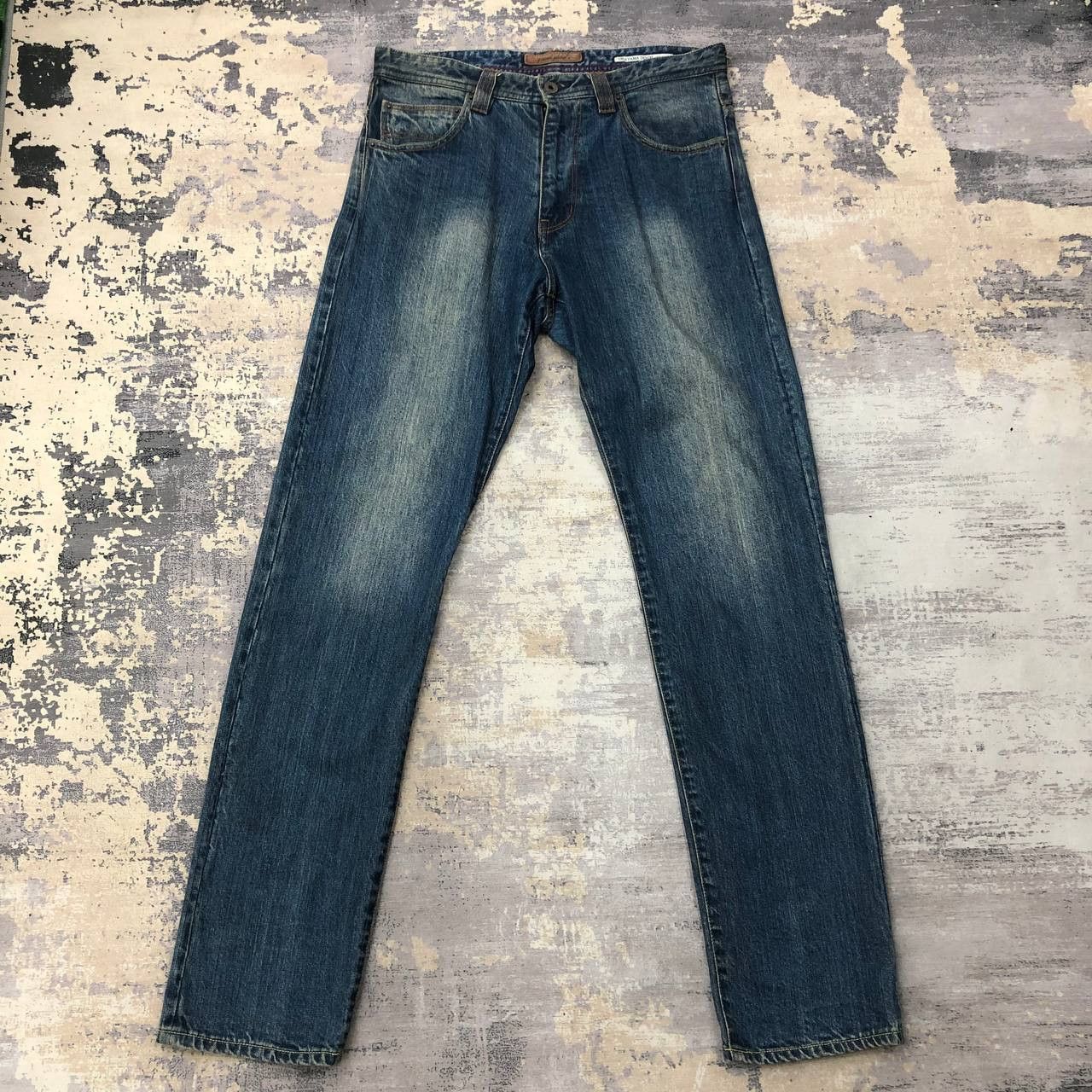 Japanese Brand P182 GRAND GLOBAL OKAYAMA DENIM SKINNY Size US 32 / EU 48 - 2 Thumbnail