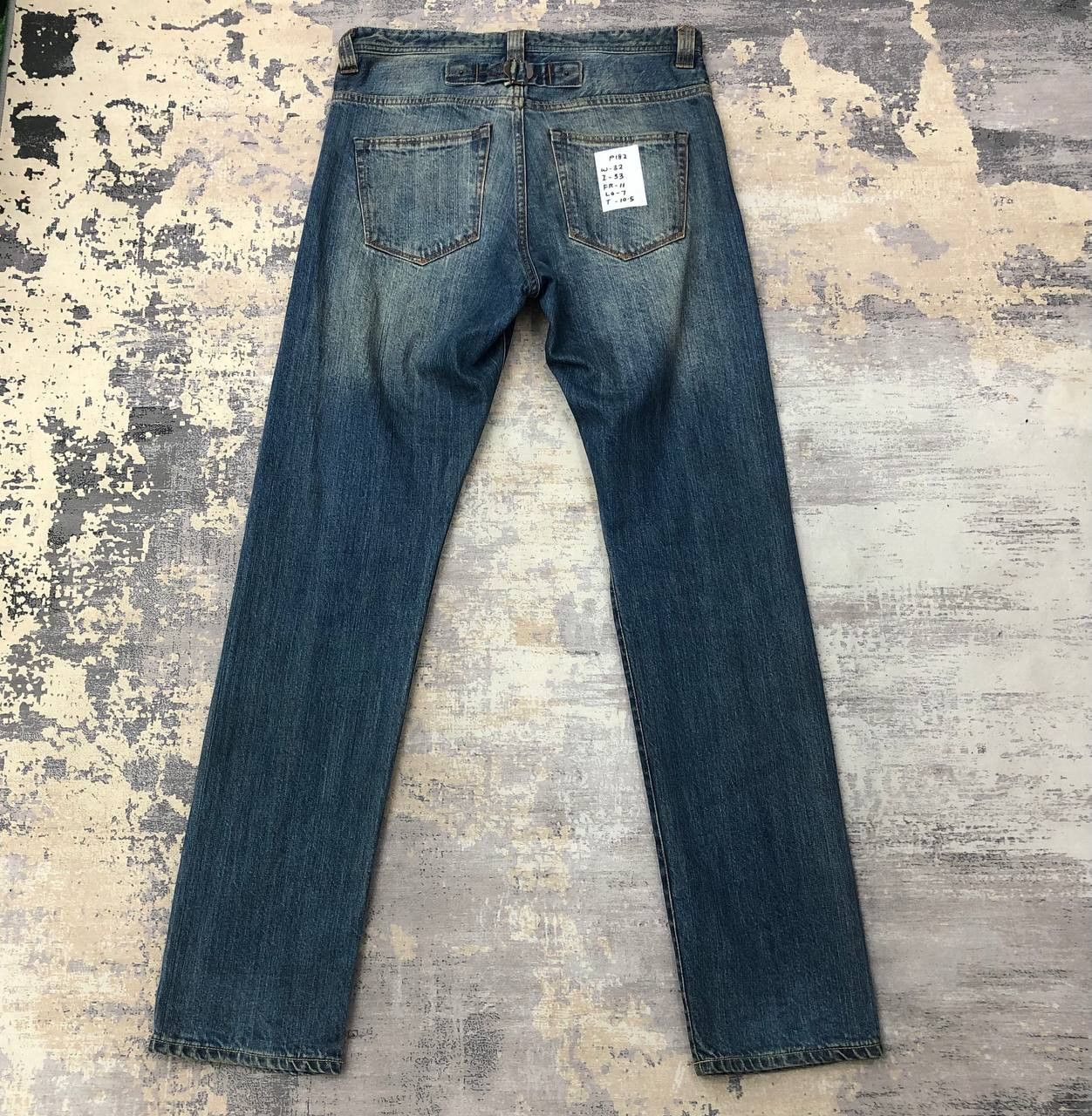 Japanese Brand P182 GRAND GLOBAL OKAYAMA DENIM SKINNY Size US 32 / EU 48 - 1 Thumbnail