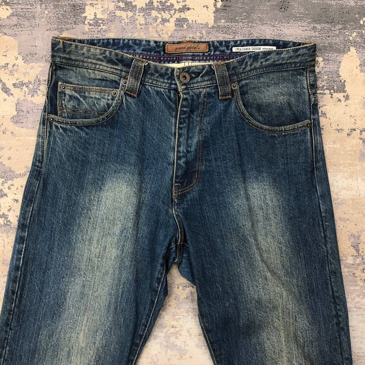 Japanese Brand P182 GRAND GLOBAL OKAYAMA DENIM SKINNY Size US 32 / EU 48 - 3 Thumbnail
