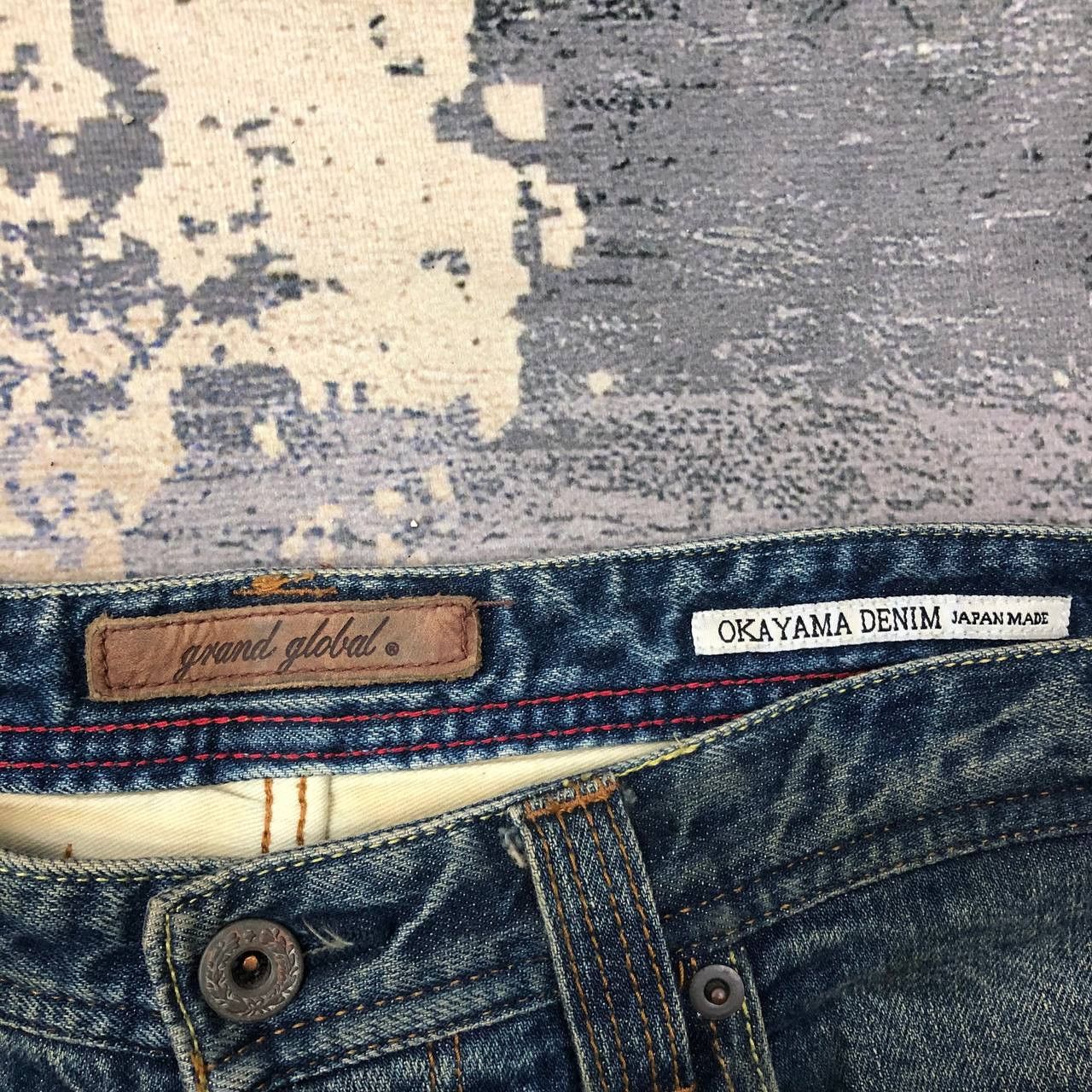 Japanese Brand P182 GRAND GLOBAL OKAYAMA DENIM SKINNY Size US 32 / EU 48 - 5 Thumbnail