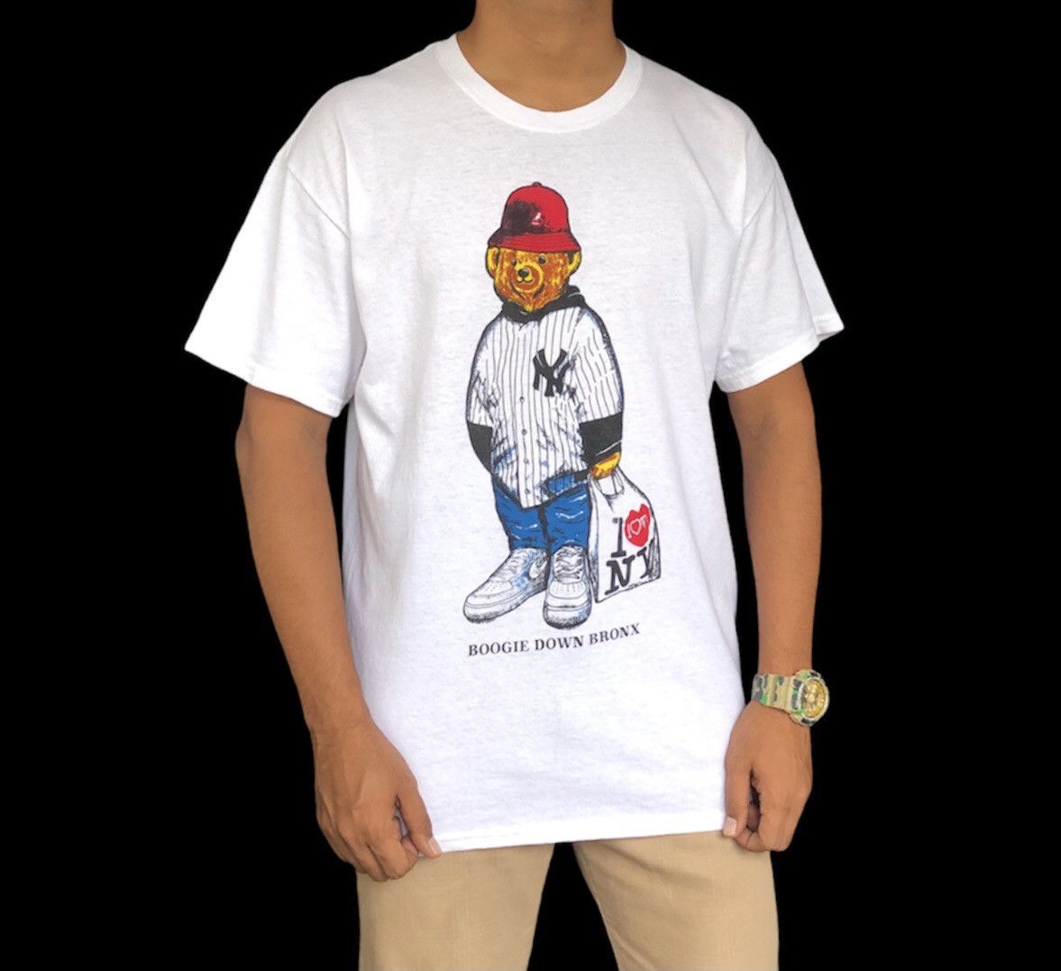 New York Yankees Boogie Down Bronx Man Parrish Hip Hop Yankees Nike Kangol Size US L / EU 52-54 / 3 - 2 Thumbnail
