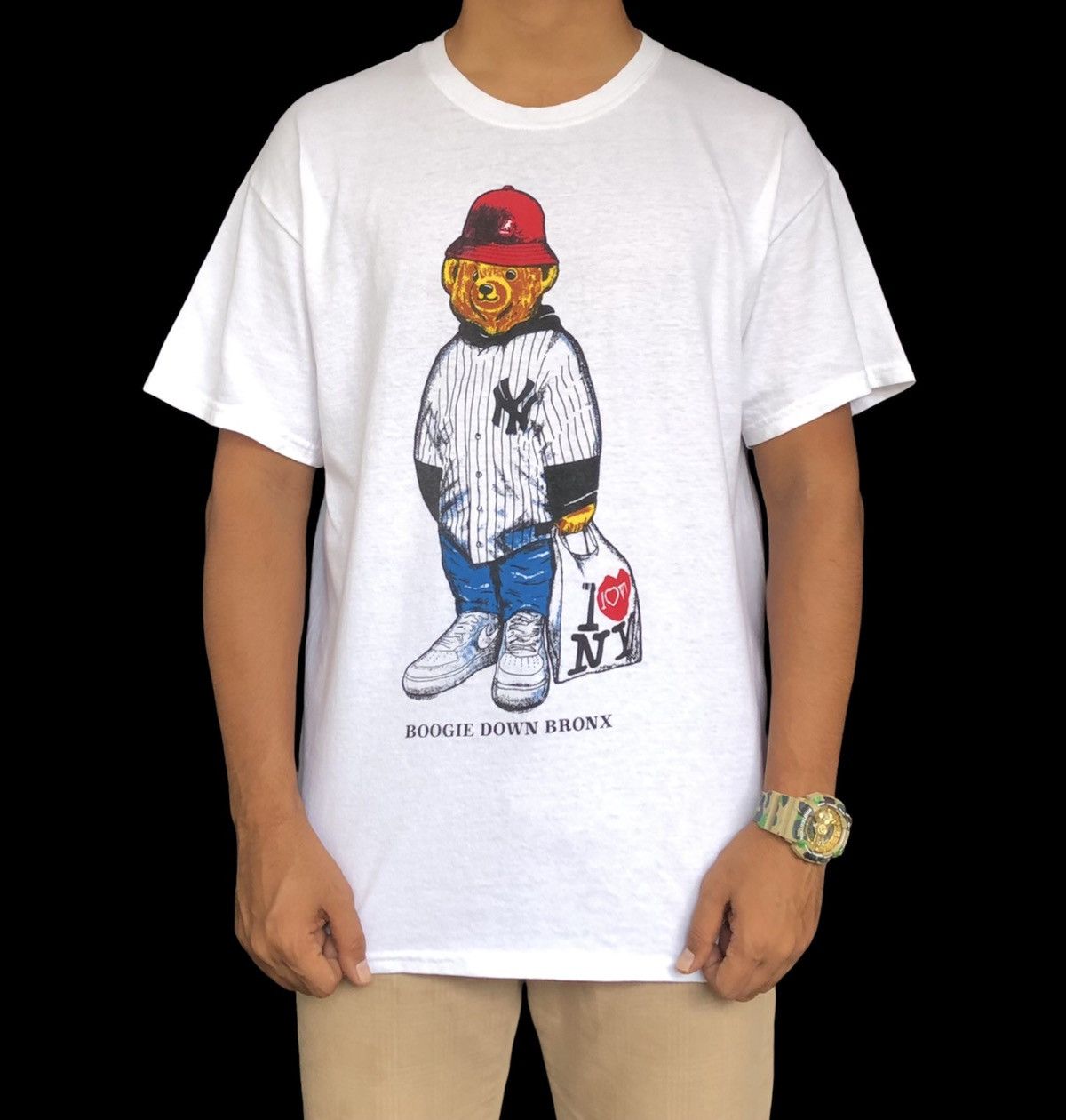 New York Yankees Boogie Down Bronx Man Parrish Hip Hop Yankees Nike Kangol Size US L / EU 52-54 / 3 - 1 Thumbnail