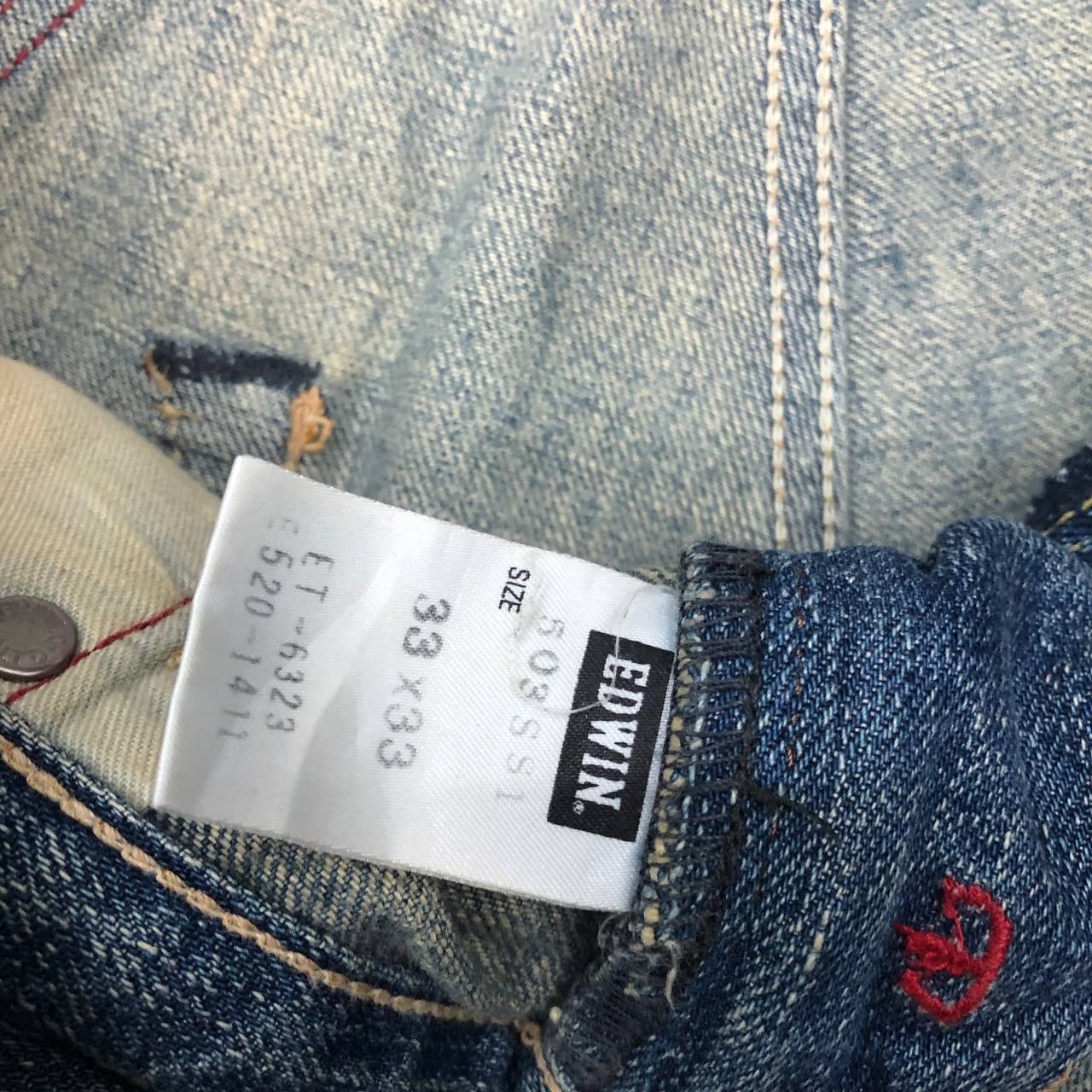 Edwin P183 EDWIN DISTRESSED JAPAN DENIM Size US 38 / EU 54 - 13 Thumbnail