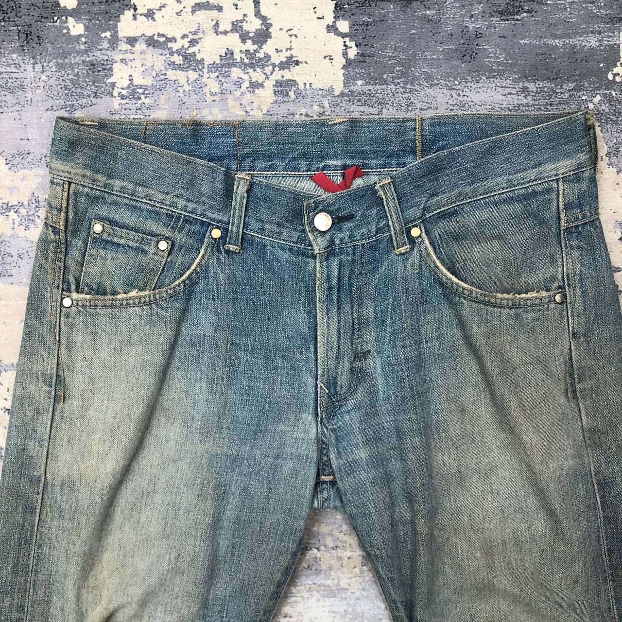 Edwin P183 EDWIN DISTRESSED JAPAN DENIM Size US 38 / EU 54 - 3 Thumbnail