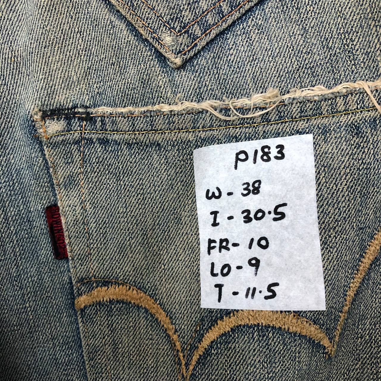 Edwin P183 EDWIN DISTRESSED JAPAN DENIM Size US 38 / EU 54 - 14 Thumbnail