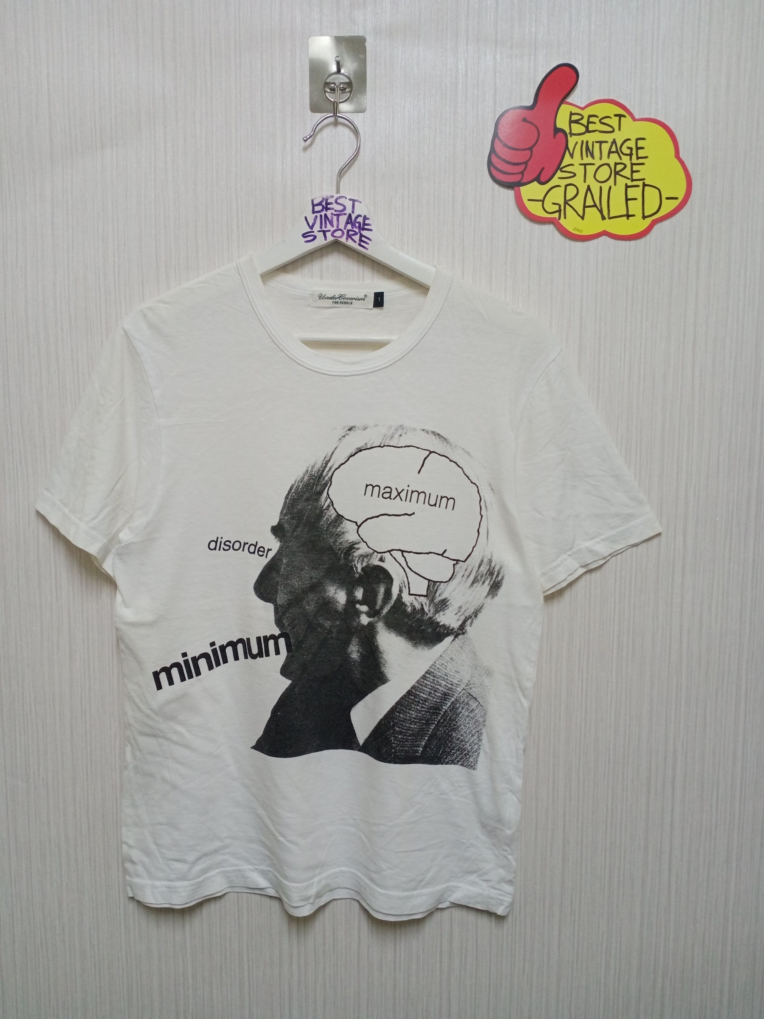 image of Jun Takahashi x Undercover Undercoverism For Rebels Tshirt Size 1 in White, Men's