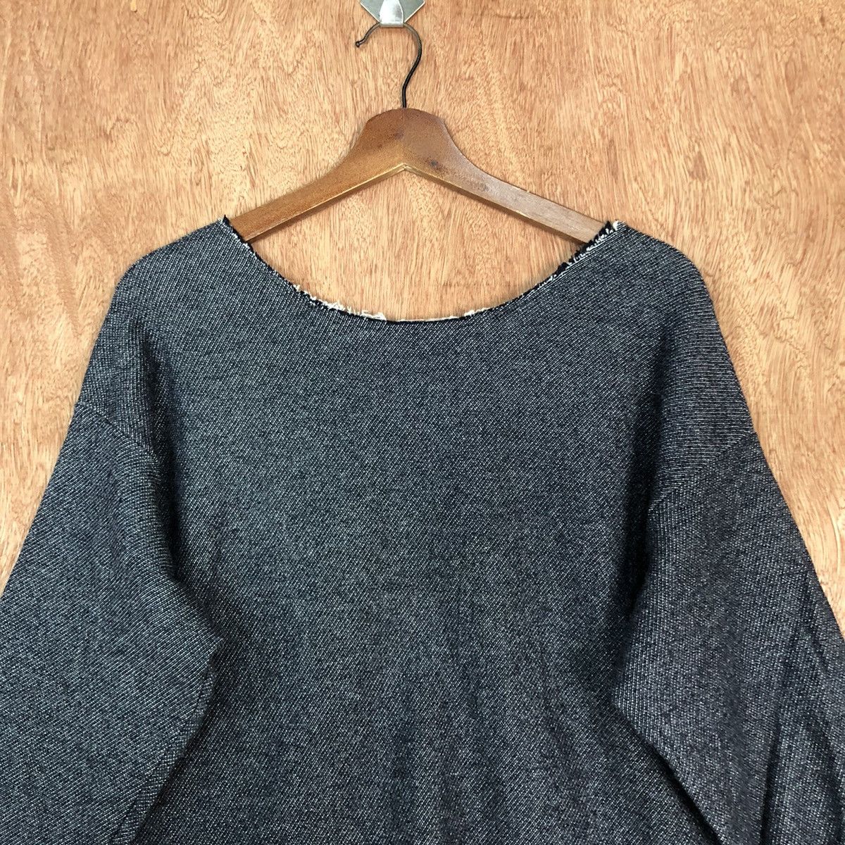 Edition Japan DLL OKIRAKU Made in Japan distressed Grey Knitwear #c812 Size US M / EU 48-50 / 2 - 11 Thumbnail