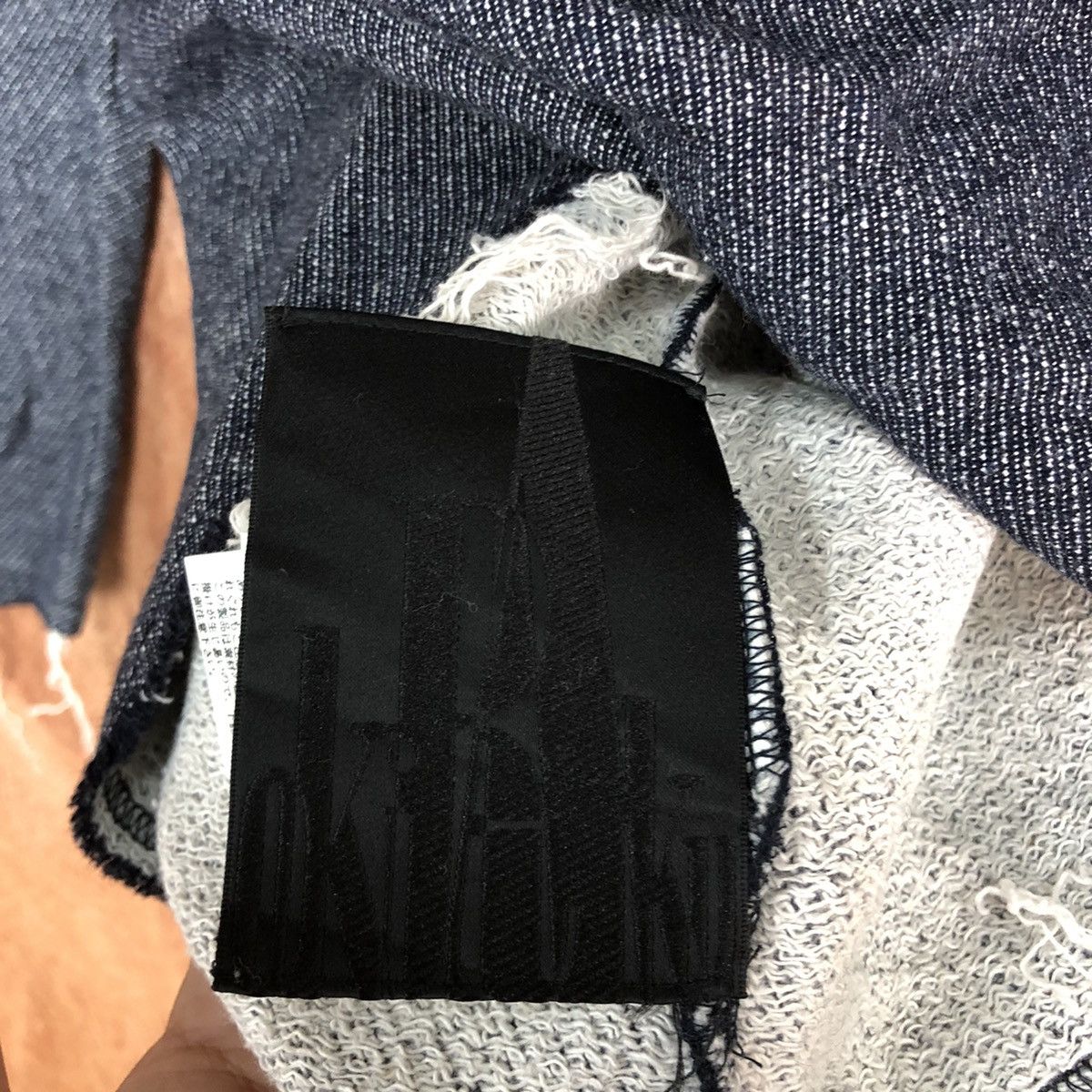 Edition Japan DLL OKIRAKU Made in Japan distressed Grey Knitwear #c812 Size US M / EU 48-50 / 2 - 13 Thumbnail
