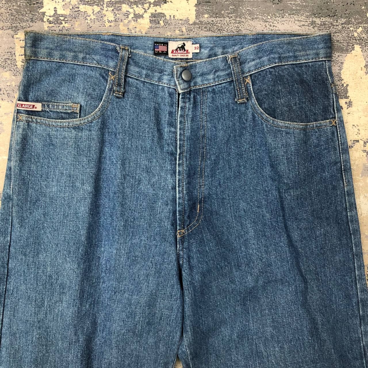 Xlarge P178 VTG XLARGE MADE IN USA JEANS Size US 32 / EU 48 - 3 Thumbnail