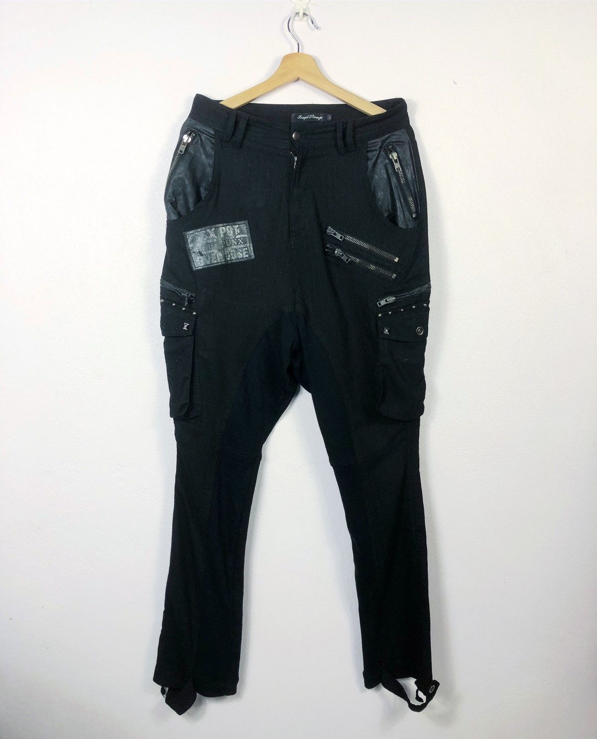 image of Seditionaries Sex Pot Revenge Punk Bondage Pants in Black, Men's (Size 31)