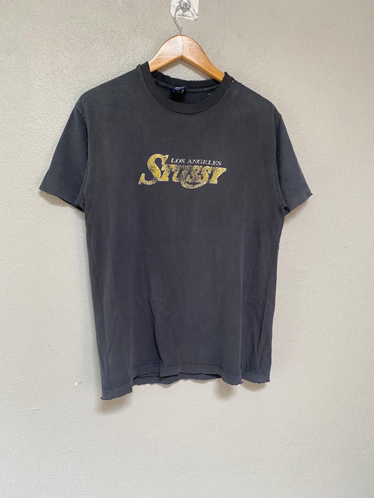 NBA × Stussy × Vintage Vintage Stussy Lakers parody tee 90s Size US M / EU 48-50 / 2 - 3 Thumbnail