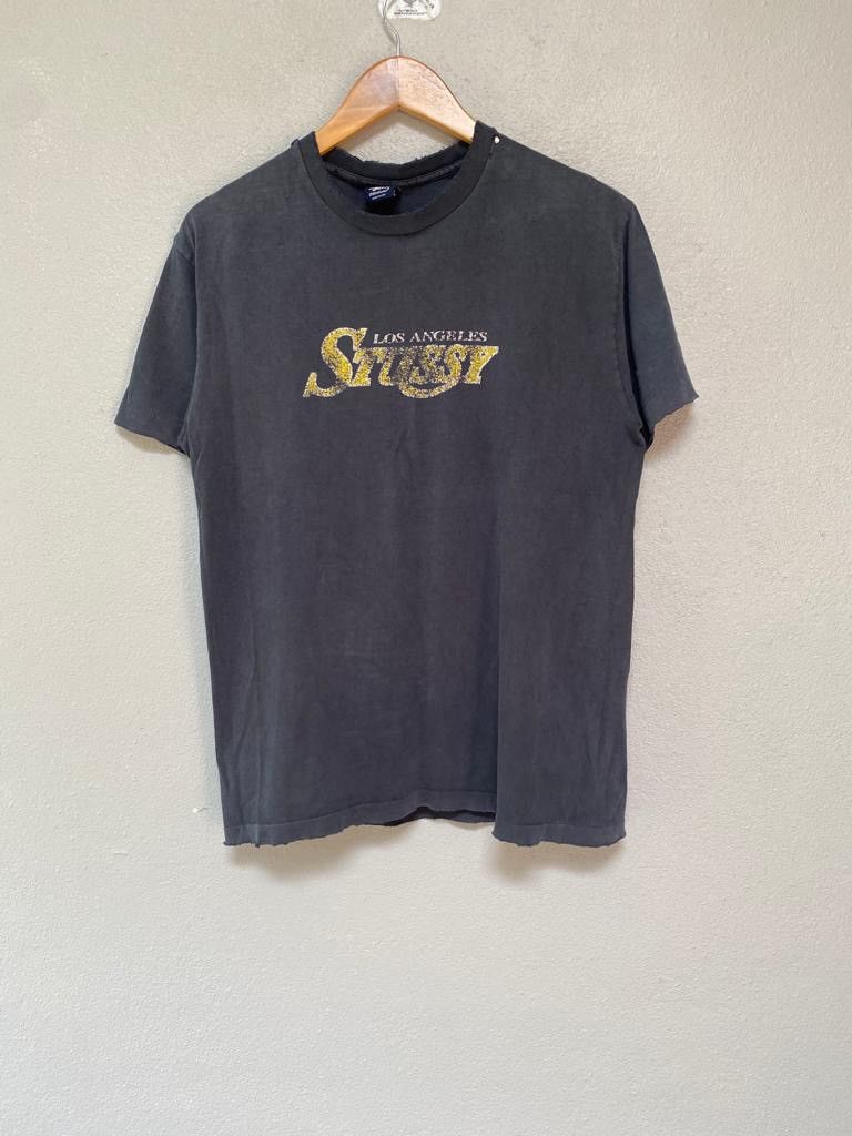 NBA × Stussy × Vintage Vintage Stussy Lakers parody tee 90s Size US M / EU 48-50 / 2 - 4 Thumbnail