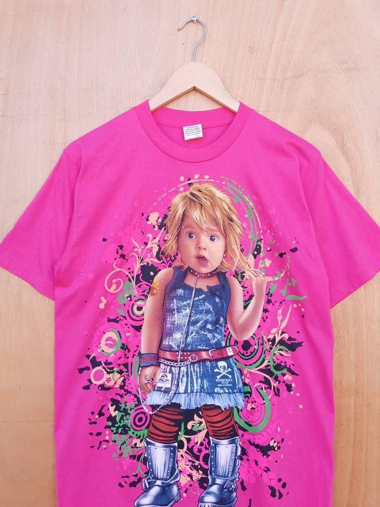 image of Band Tees Baby Punk Doo Doo Doo Baby Punk Doo Doo in Pink, Men's (Size Medium)
