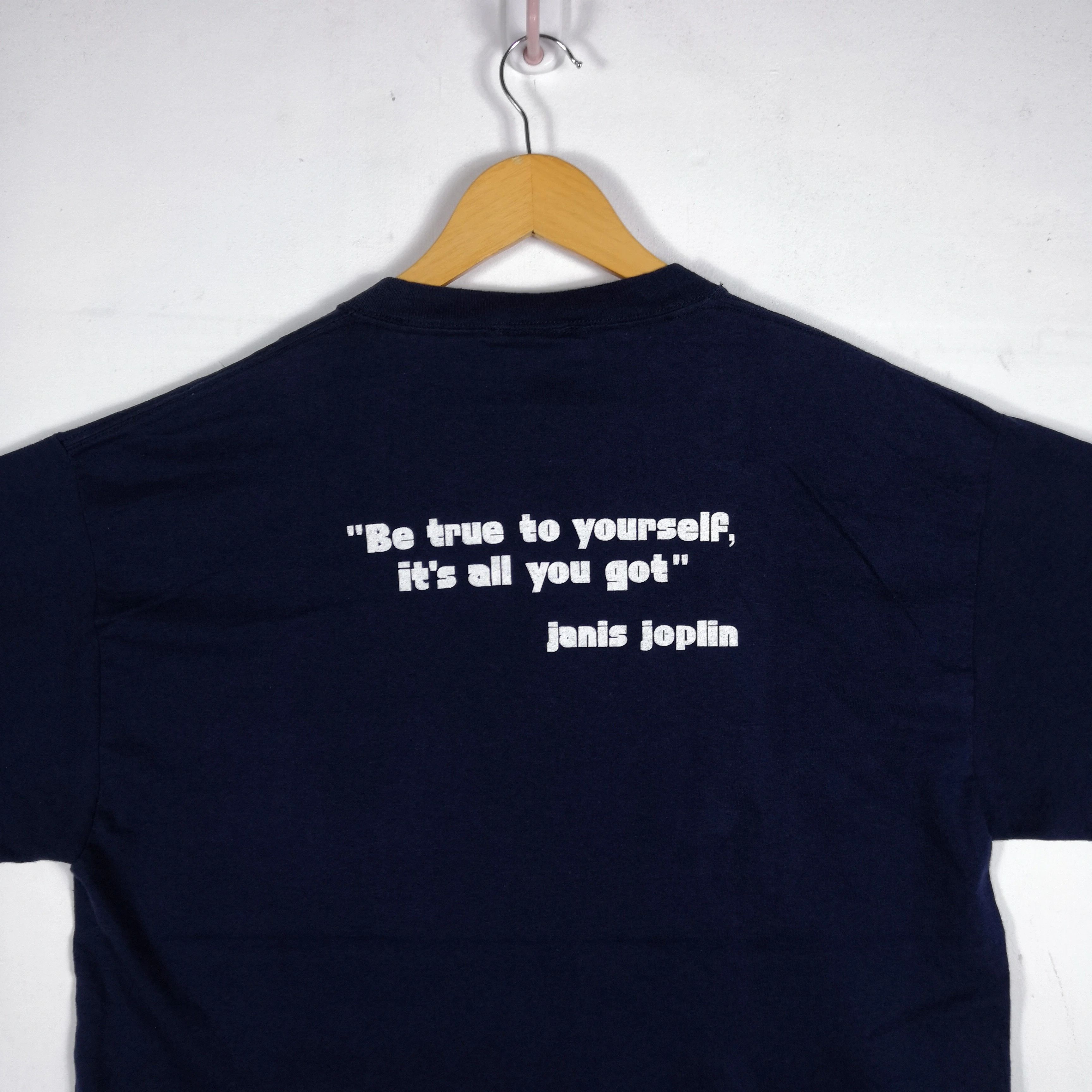 Band Tees Vintage Janis Joplin T-Shirt Tour Tees | 56789 Size US L / EU 52-54 / 3 - 5 Thumbnail