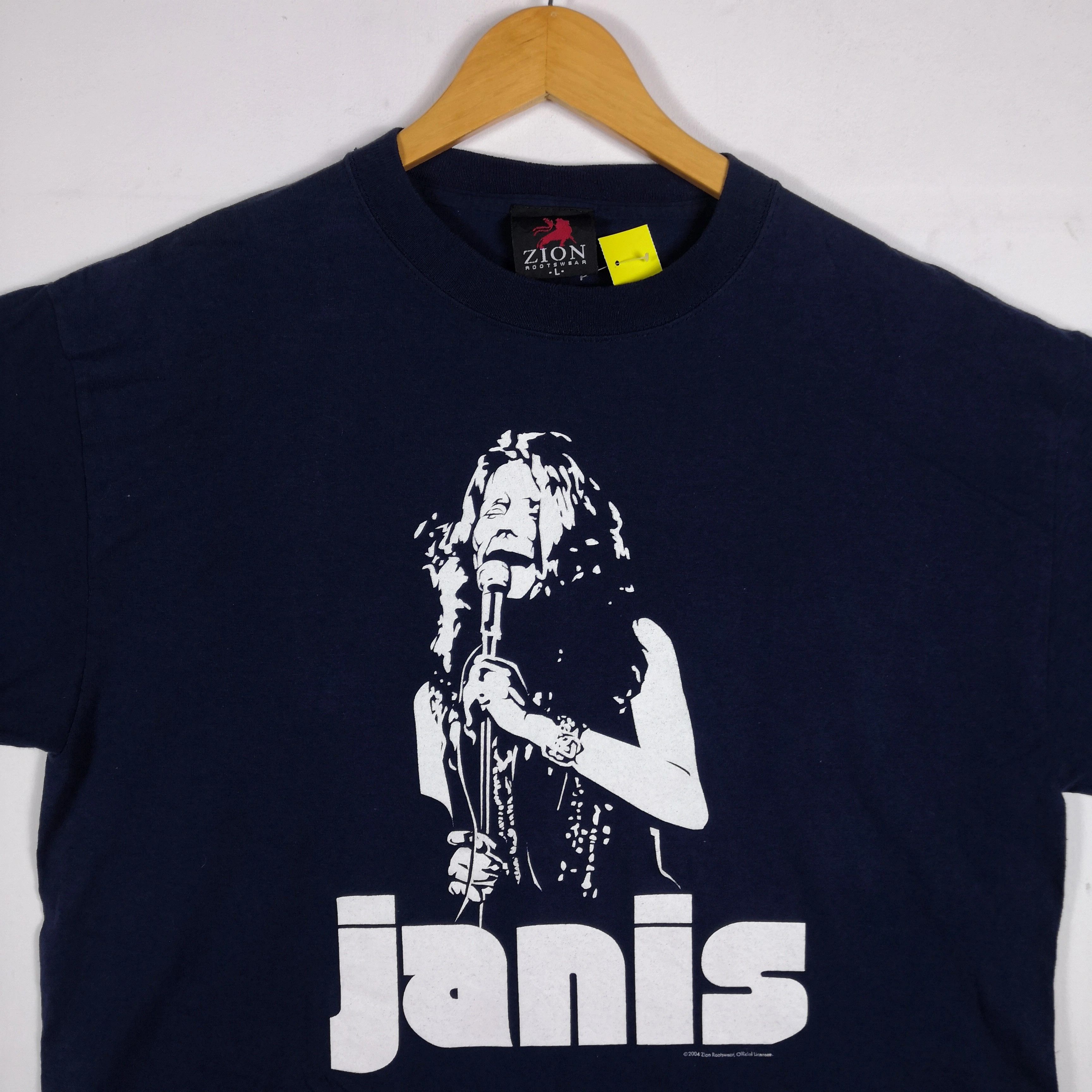Band Tees Vintage Janis Joplin T-Shirt Tour Tees | 56789 Size US L / EU 52-54 / 3 - 4 Thumbnail