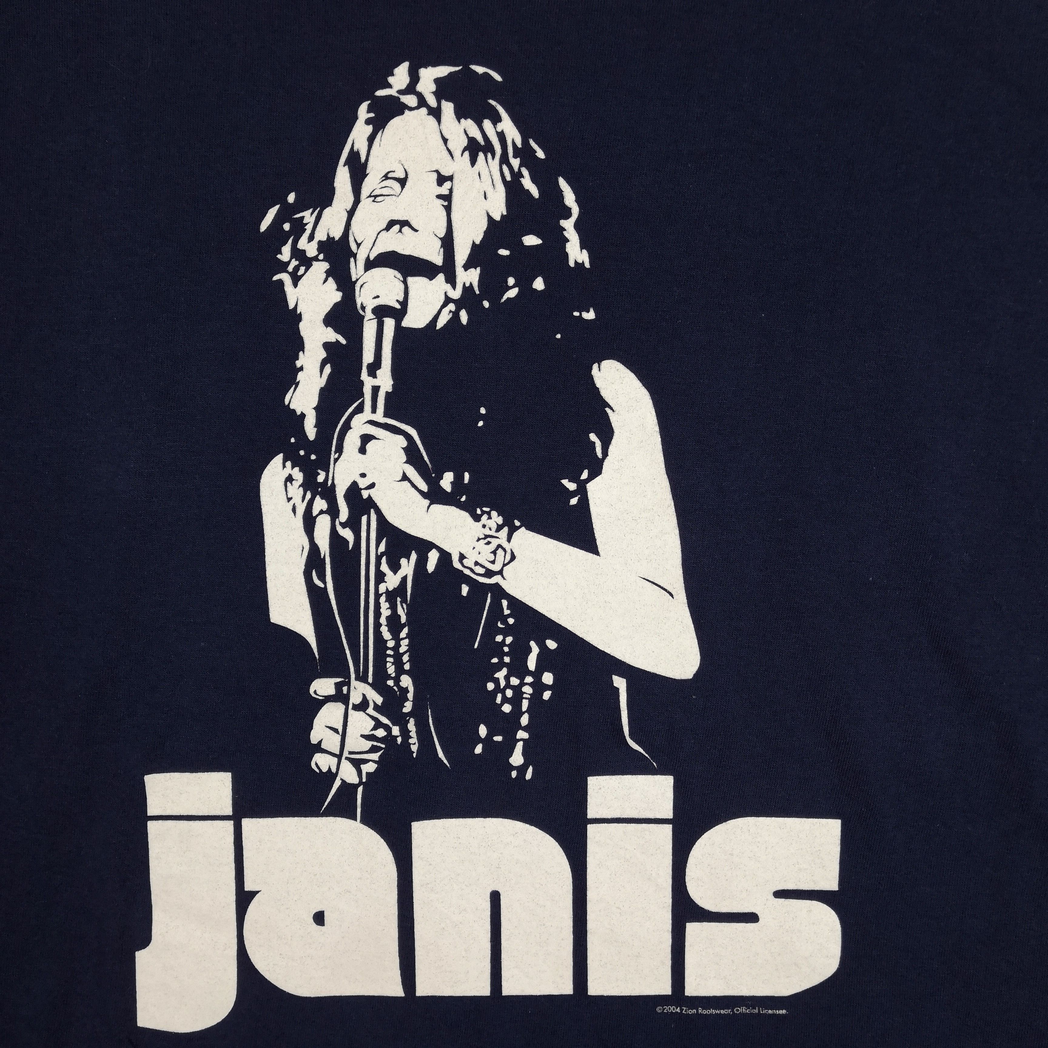 Band Tees Vintage Janis Joplin T-Shirt Tour Tees | 56789 Size US L / EU 52-54 / 3 - 6 Thumbnail