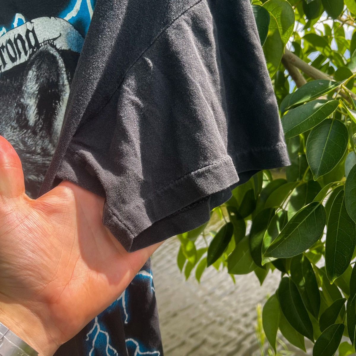 Vintage Vintage 90s American Thunder Travis Scott Wolf Lightning Size US L / EU 52-54 / 3 - 5 Thumbnail