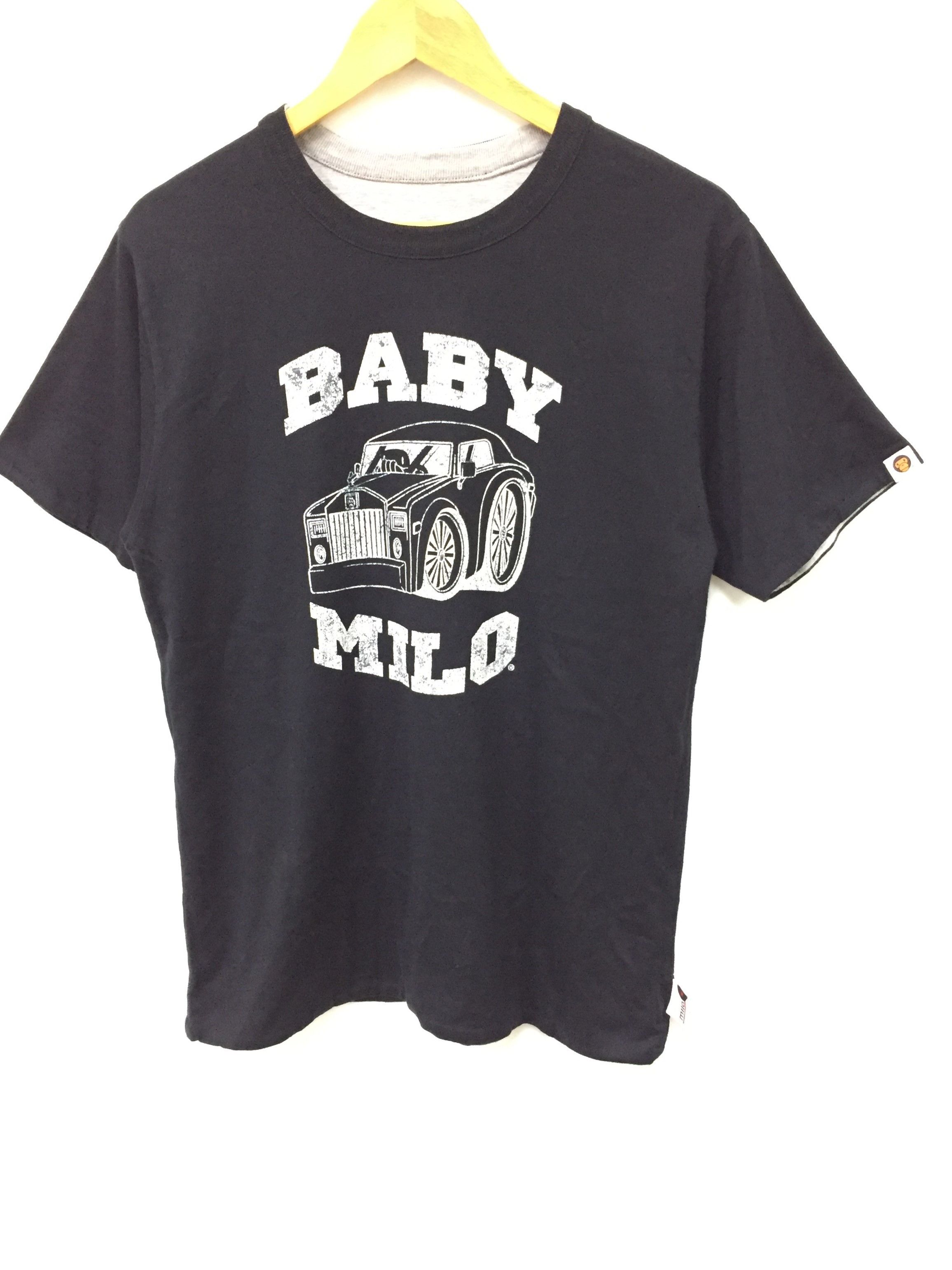 image of Bape Baby Milo Rolls Royce Reversible Tee, Men's (Size Medium)