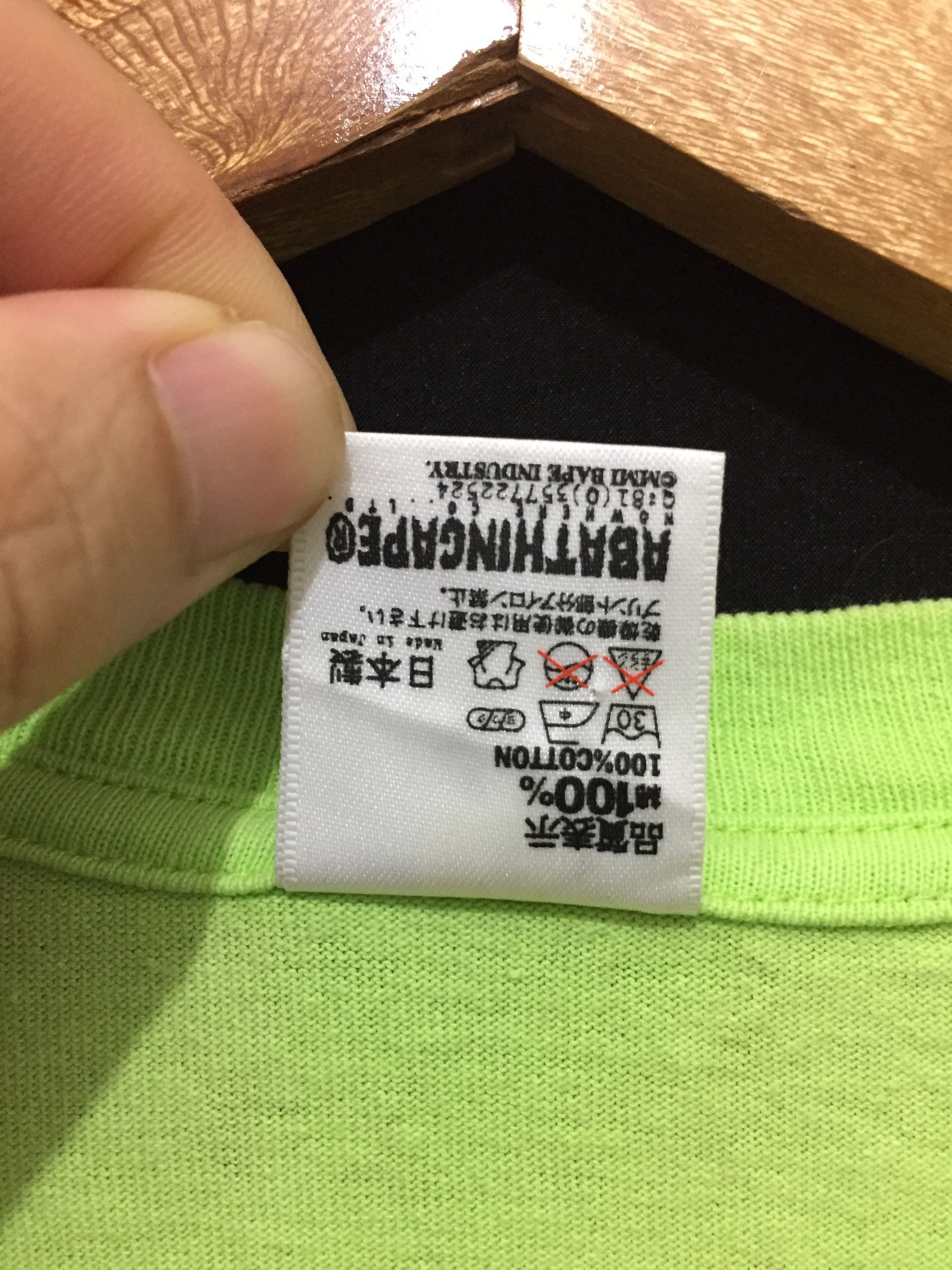 Bape 2002 BAPE Neon frankenstein Tee Size US S / EU 44-46 / 1 - 8 Thumbnail