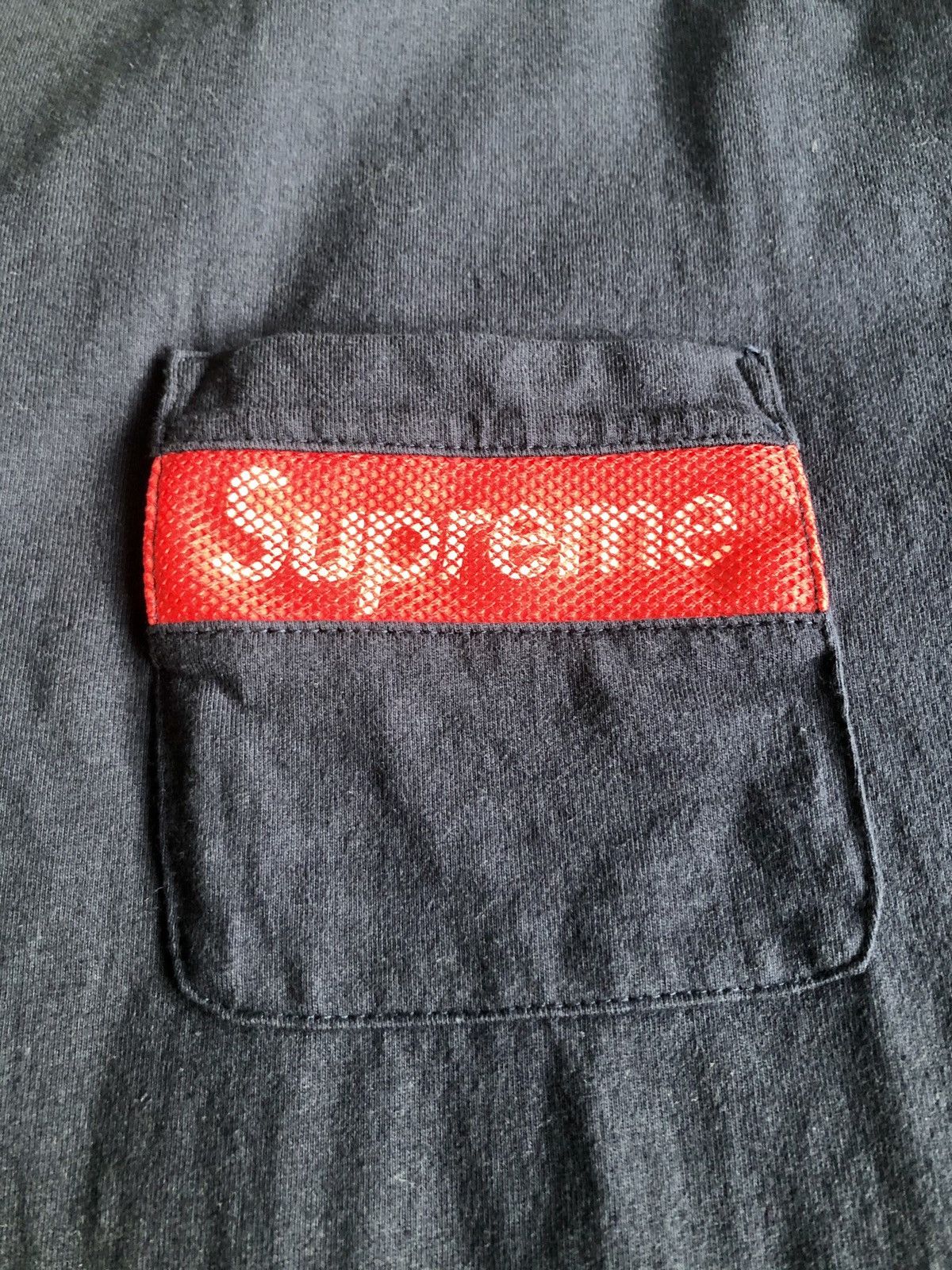 Supreme Supreme Mesh Stripe Pocket Tee Size US L / EU 52-54 / 3 - 3 Thumbnail