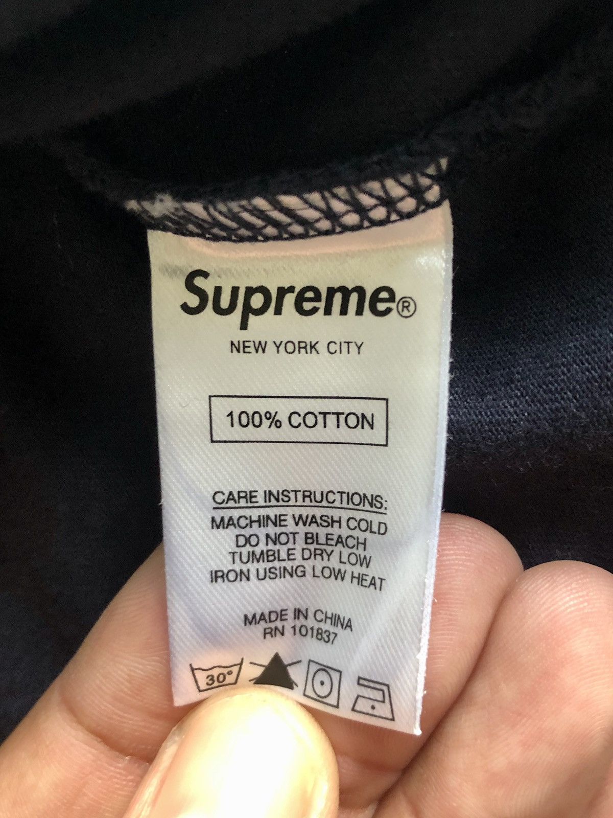 Supreme Supreme Mesh Stripe Pocket Tee Size US L / EU 52-54 / 3 - 5 Thumbnail