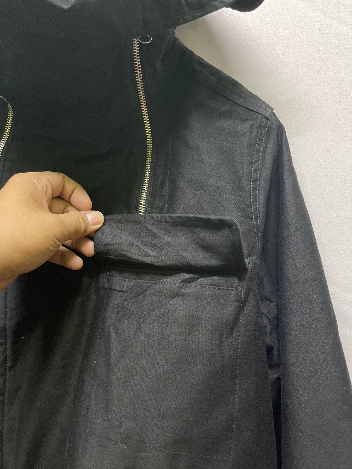 CABANE de ZUCCa CABANE DE ZUCCA BLACK HOODIE JACKET Size US M / EU 48-50 / 2 - 8 Thumbnail
