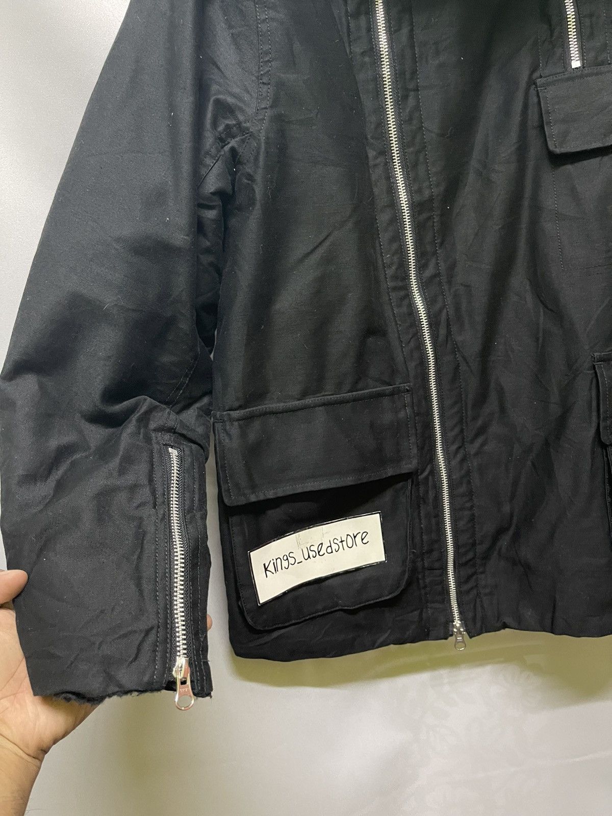 CABANE de ZUCCa CABANE DE ZUCCA BLACK HOODIE JACKET Size US M / EU 48-50 / 2 - 4 Thumbnail