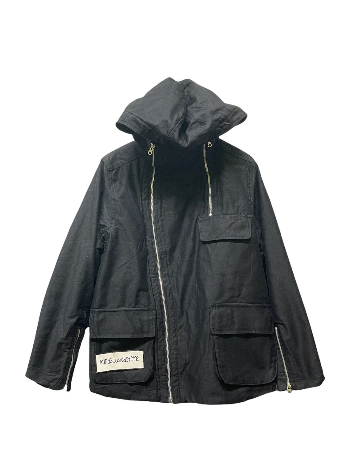 CABANE de ZUCCa CABANE DE ZUCCA BLACK HOODIE JACKET Size US M / EU 48-50 / 2 - 1 Thumbnail