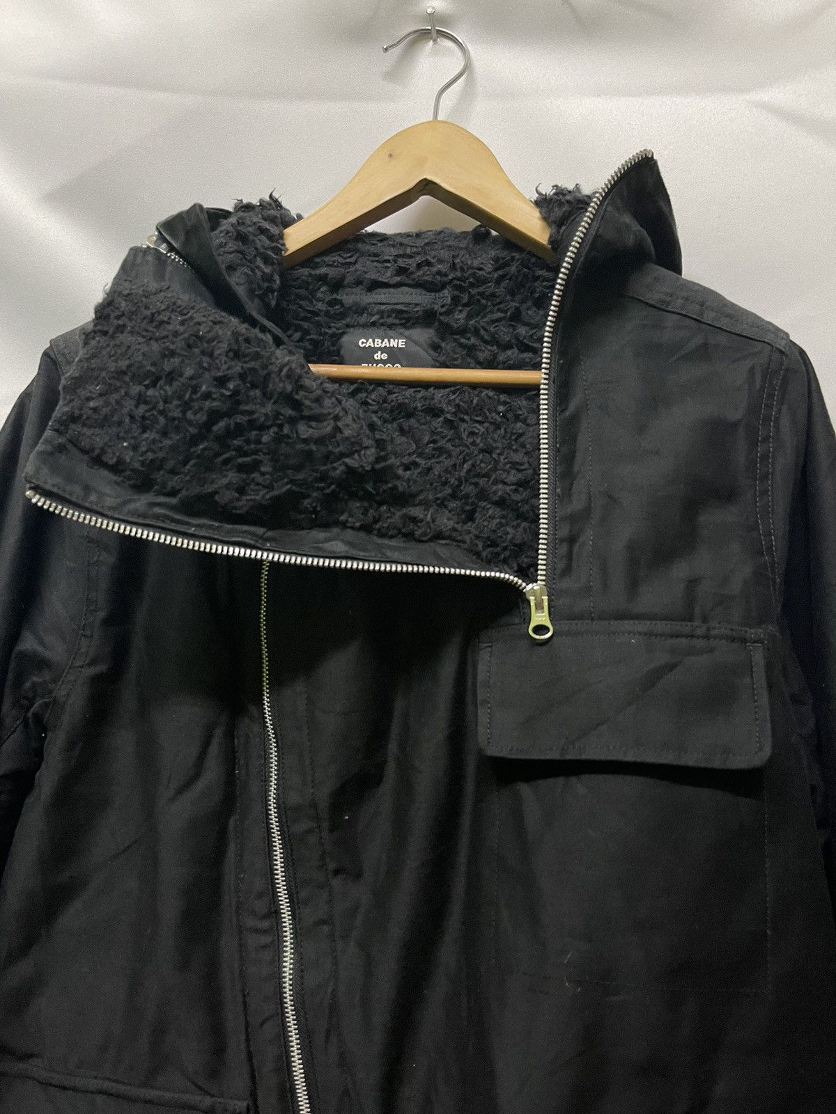CABANE de ZUCCa CABANE DE ZUCCA BLACK HOODIE JACKET Size US M / EU 48-50 / 2 - 10 Thumbnail