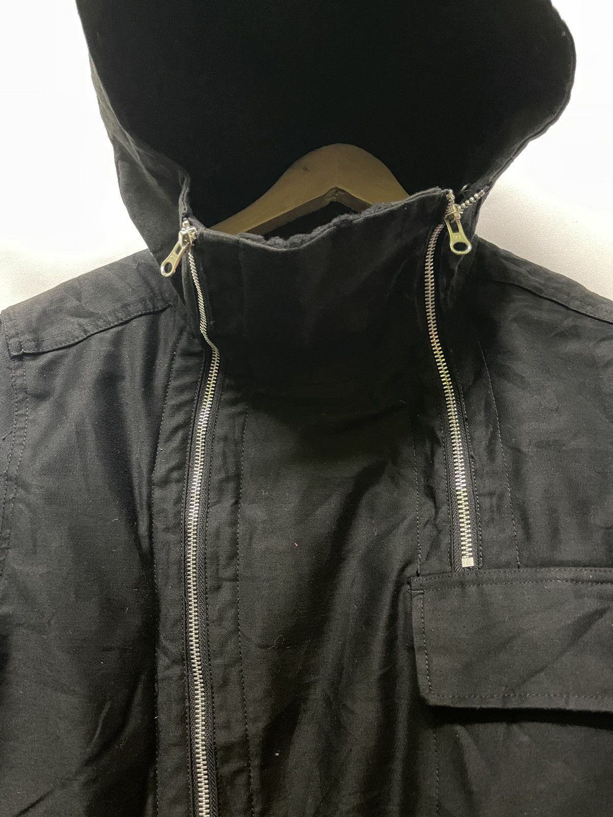 CABANE de ZUCCa CABANE DE ZUCCA BLACK HOODIE JACKET Size US M / EU 48-50 / 2 - 6 Thumbnail