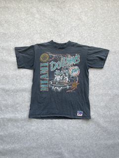 nutmeg, Shirts, Vintage Nutmeg Miami Dolphins Qb Dan Marino Tee Rare Size  Medium