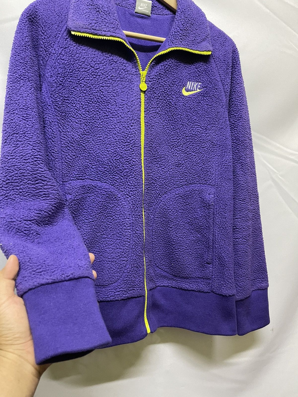 Nike NIKE FLEECE JACKET PURPLE COLOUR Size US L / EU 52-54 / 3 - 4 Thumbnail