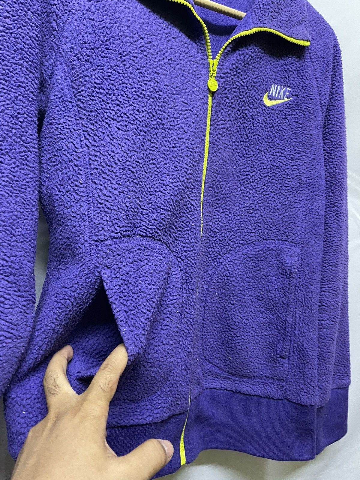 Nike NIKE FLEECE JACKET PURPLE COLOUR Size US L / EU 52-54 / 3 - 5 Thumbnail