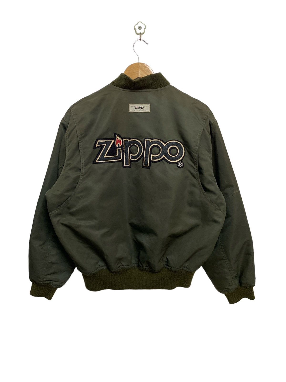 Vintage × Zippo Vintage Zippo Bomber Flight Jacket Size US L / EU 52-54 / 3 - 3 Thumbnail