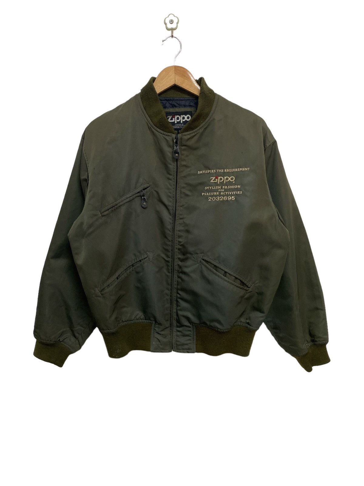 Vintage × Zippo Vintage Zippo Bomber Flight Jacket Size US L / EU 52-54 / 3 - 2 Thumbnail