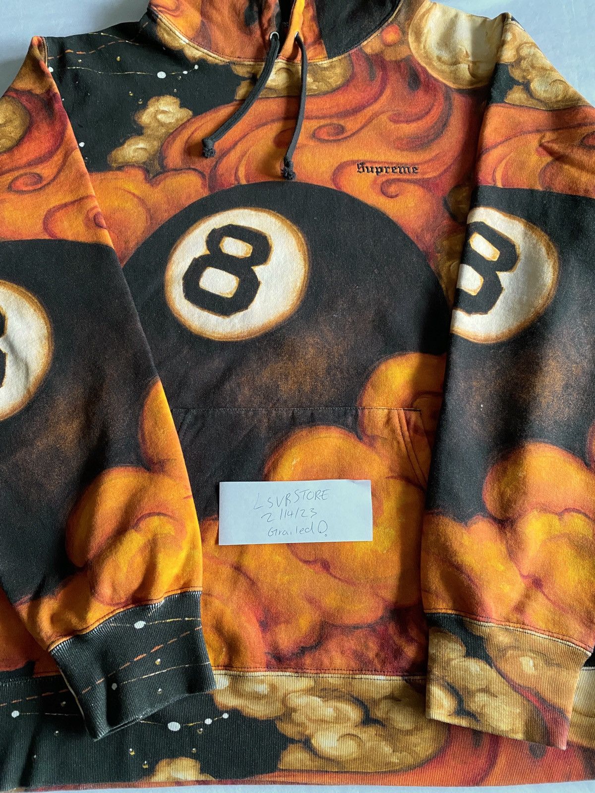 Pre-owned Supreme Martin Wong 8 Ball Hooded Sweatshirt Xl - Gently Used In  Multicolor | ModeSens