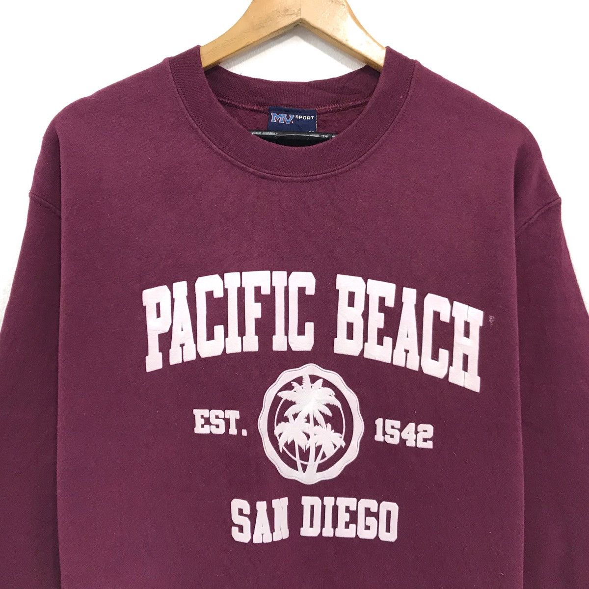Vintage Vintage Pacific Beach San Diego Sweatshirt MV Sport Size US M / EU 48-50 / 2 - 2 Thumbnail