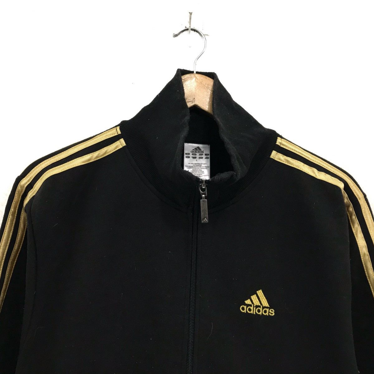 Adidas Vintage Adidas Zipper Up Sweatshirt Adidas Three Stripes Size US M / EU 48-50 / 2 - 3 Thumbnail