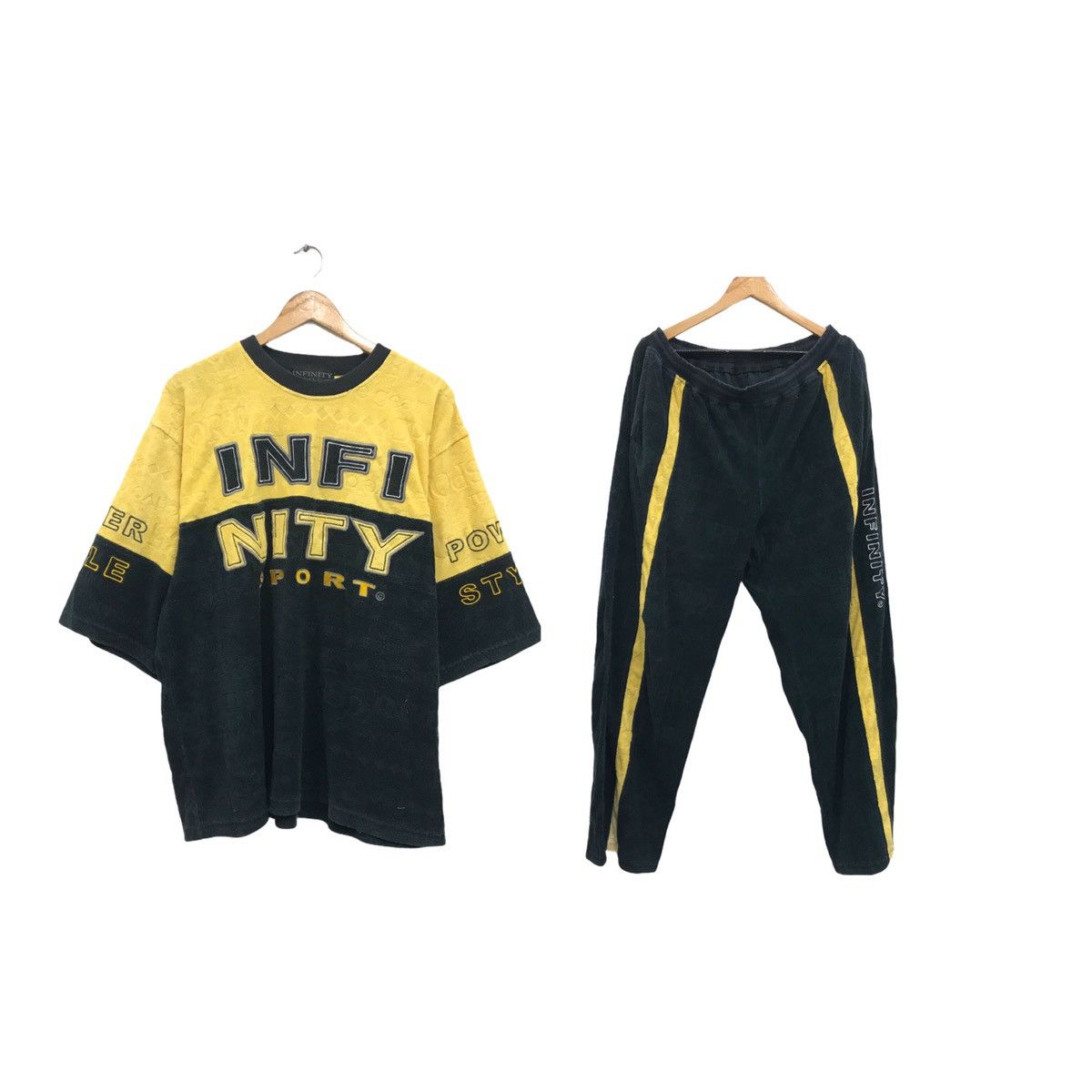 All Sport × Sports Specialties × Vintage Vintage Infinity Sport Set Sweatshirt With Sweatpants Size US L / EU 52-54 / 3 - 1 Thumbnail