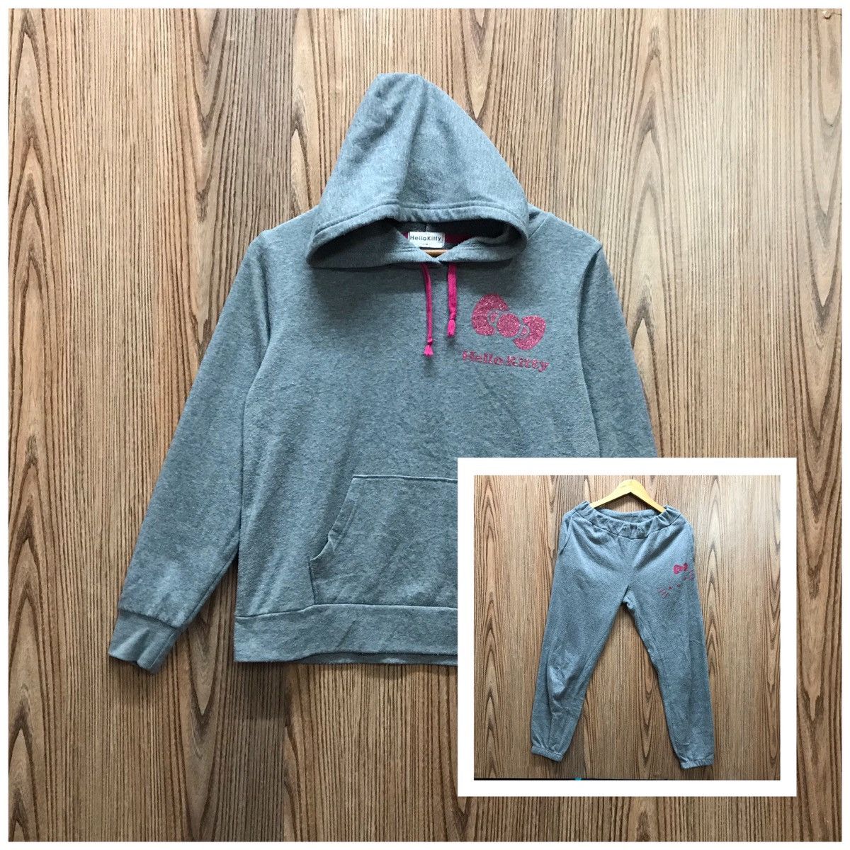 Vintage Hello Kitty Hoodie With Sweatpants