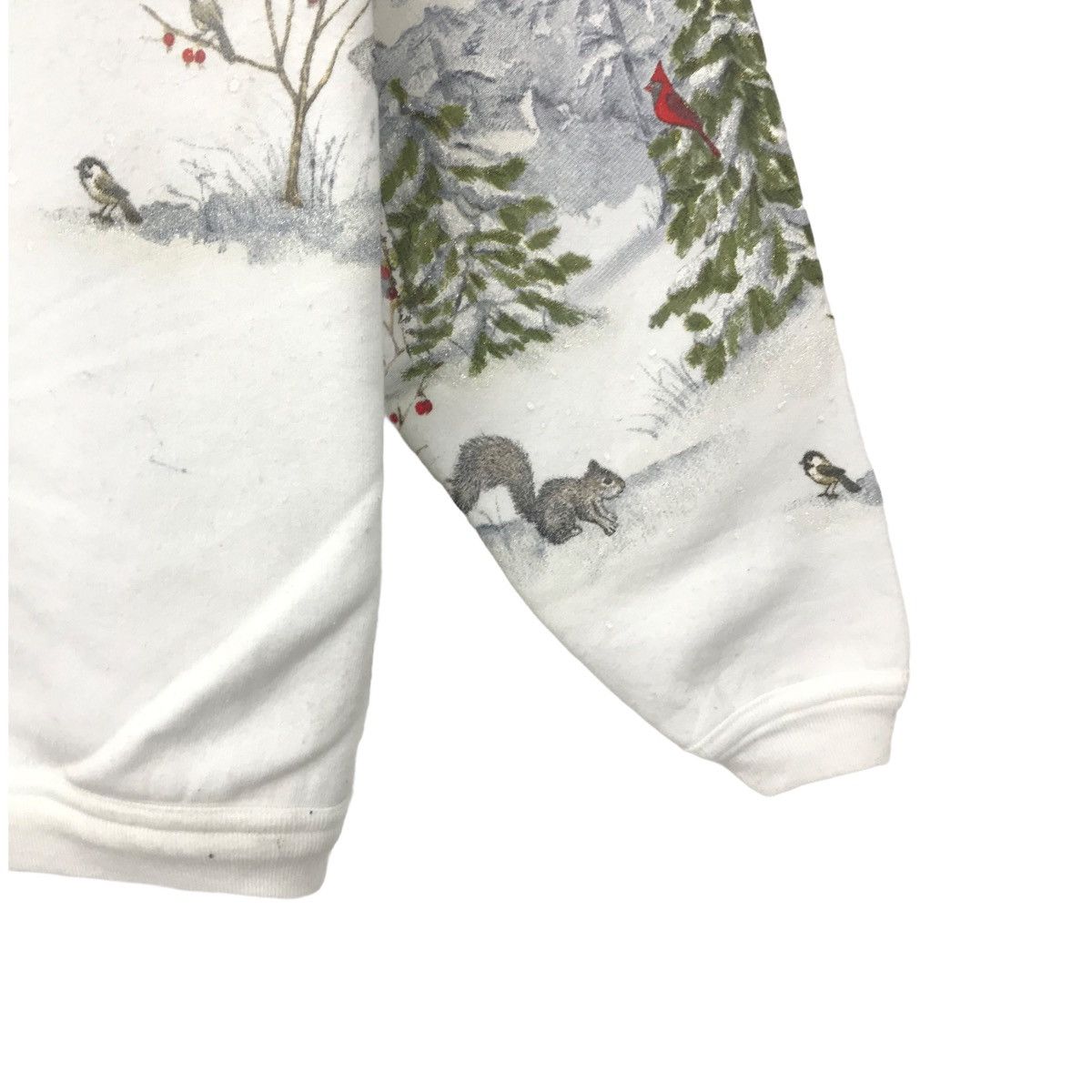 Vintage Vintage Snow Fullprint ArtDesign Sweatshirt Pullover Jumper Size US L / EU 52-54 / 3 - 8 Thumbnail