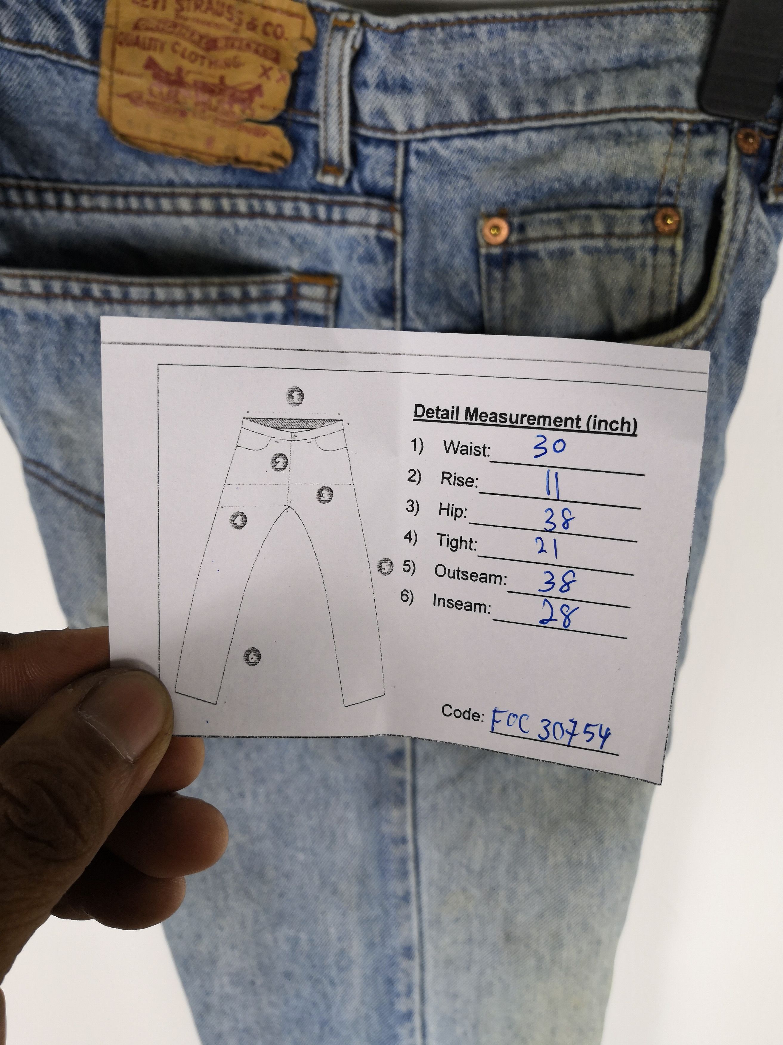 Levi's Vintage Levis Sun Faded Jeans Levis 515 Distressed Denim Size US 30 / EU 46 - 9 Thumbnail