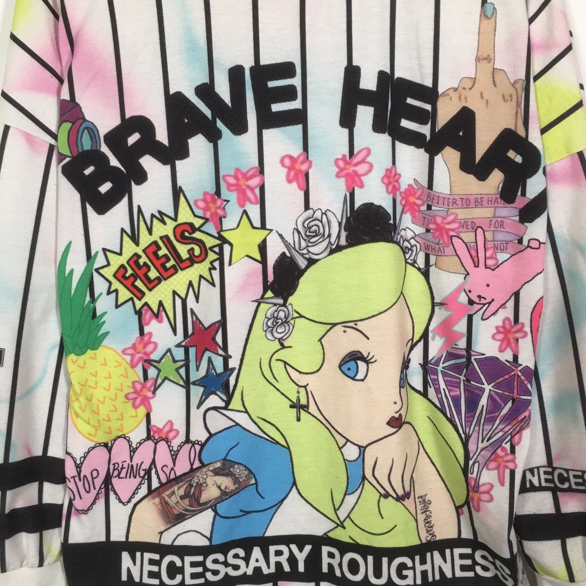 Japanese Brand × Vintage Vintage Necessary Roughness Sweatshirt BRAVE HEART Emax Size US M / EU 48-50 / 2 - 4 Thumbnail